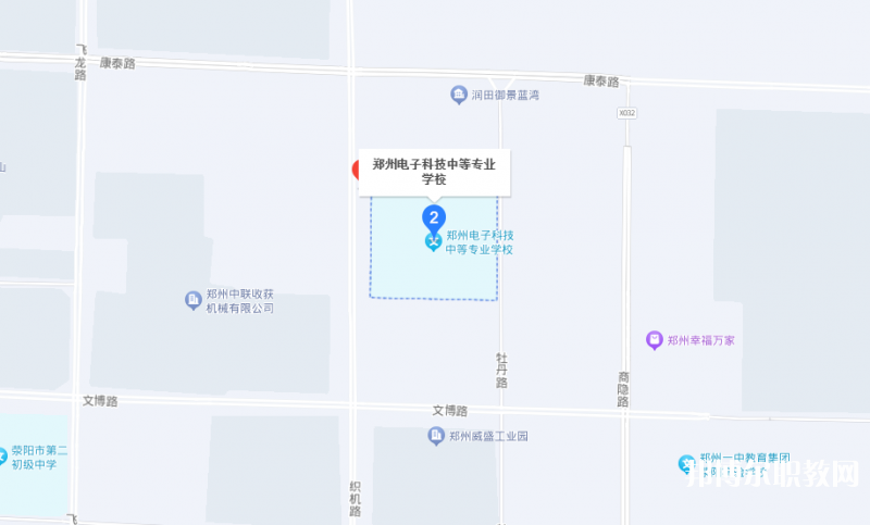 中牟電子科技中等專業(yè)學校地址，乘車路線
