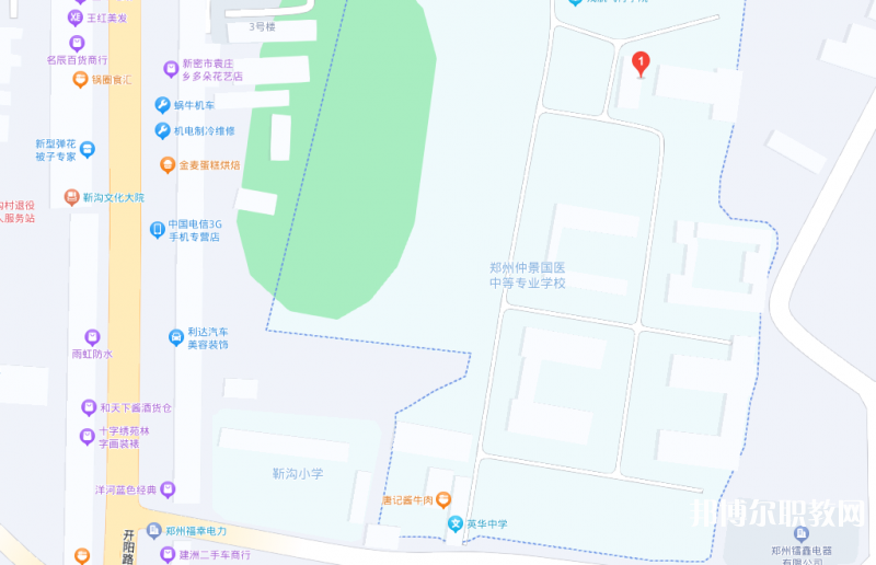鄭州仲景國(guó)醫(yī)中等專業(yè)學(xué)校地址，乘車路線