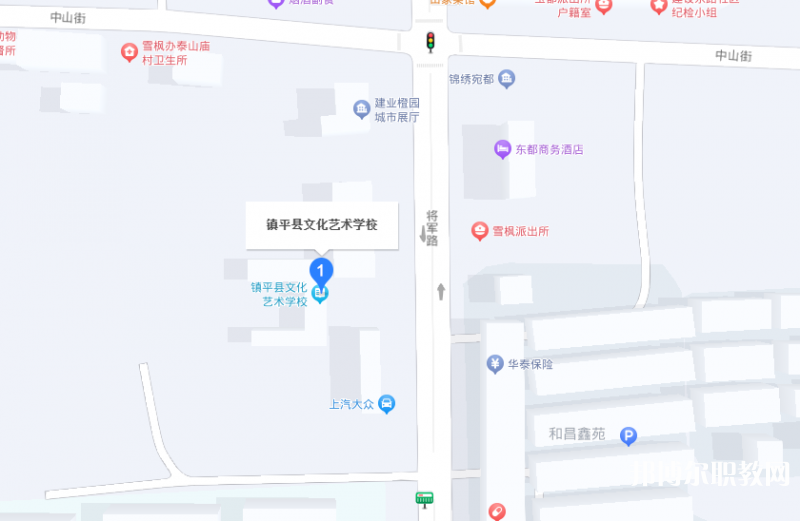 鎮(zhèn)平縣文化藝術(shù)學(xué)校地址，乘車路線