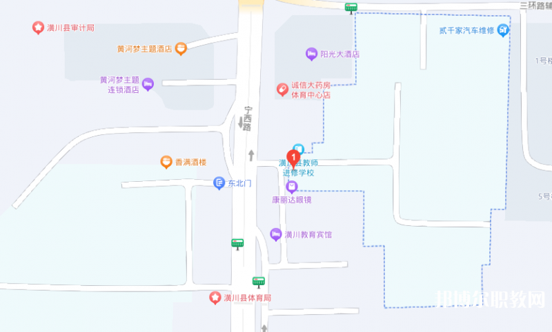 潢川縣職業(yè)中等專業(yè)學(xué)校地址，乘車路線
