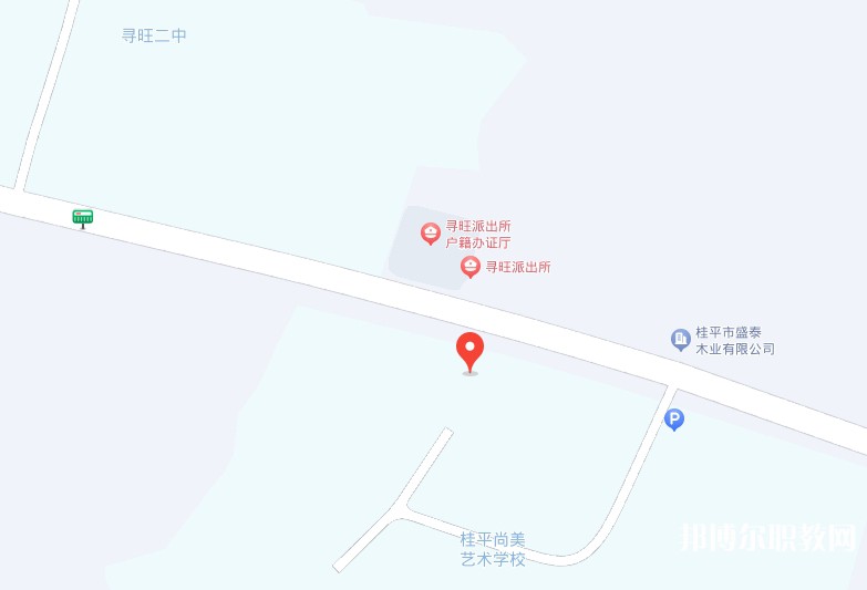桂平尚美藝術學校地址，乘車路線