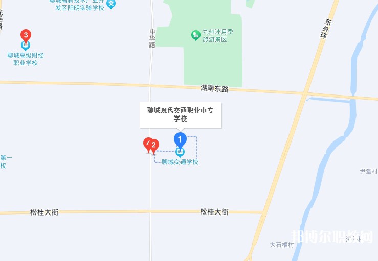 聊城現(xiàn)代交通職業(yè)中等專業(yè)學(xué)校地址，乘車路線
