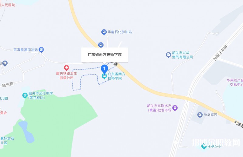廣東省南方技師學(xué)院地址，乘車路線