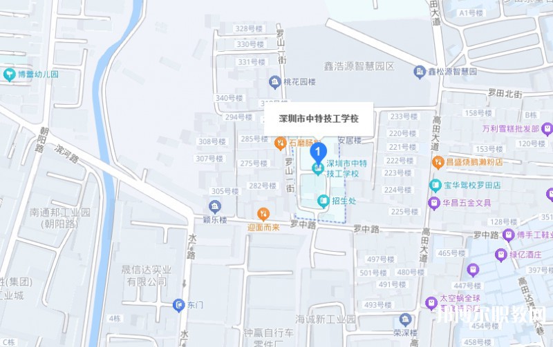 深圳市中特技工學(xué)校地址，乘車路線