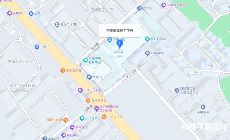 東莞市灝粵技工學(xué)校地址，乘車路線