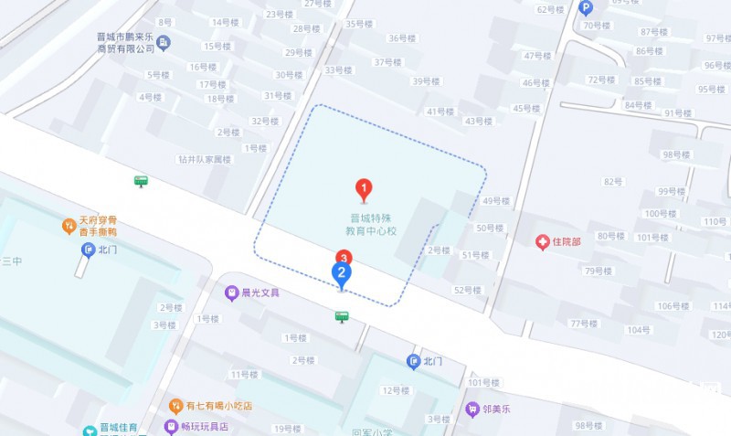 晉城市特殊教育中心學(xué)校地址，乘車路線