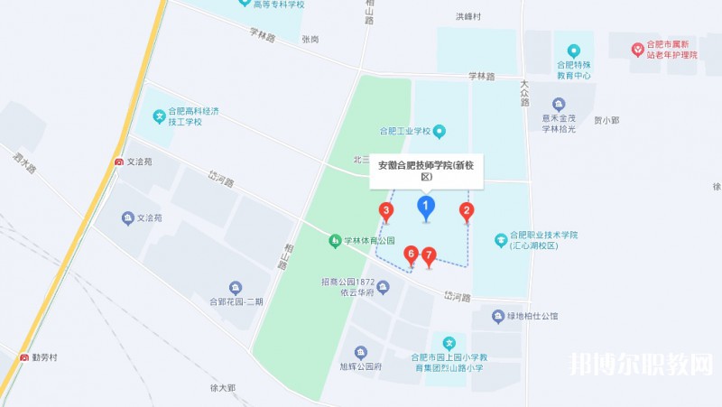 合肥技師學院地址，乘車路線